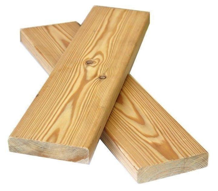 Палубная доска 28х142х4000 мм, лиственница