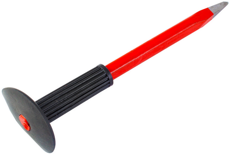 Скарпель с резиновым протектором, 300мм, (шт.) (Hobbi)