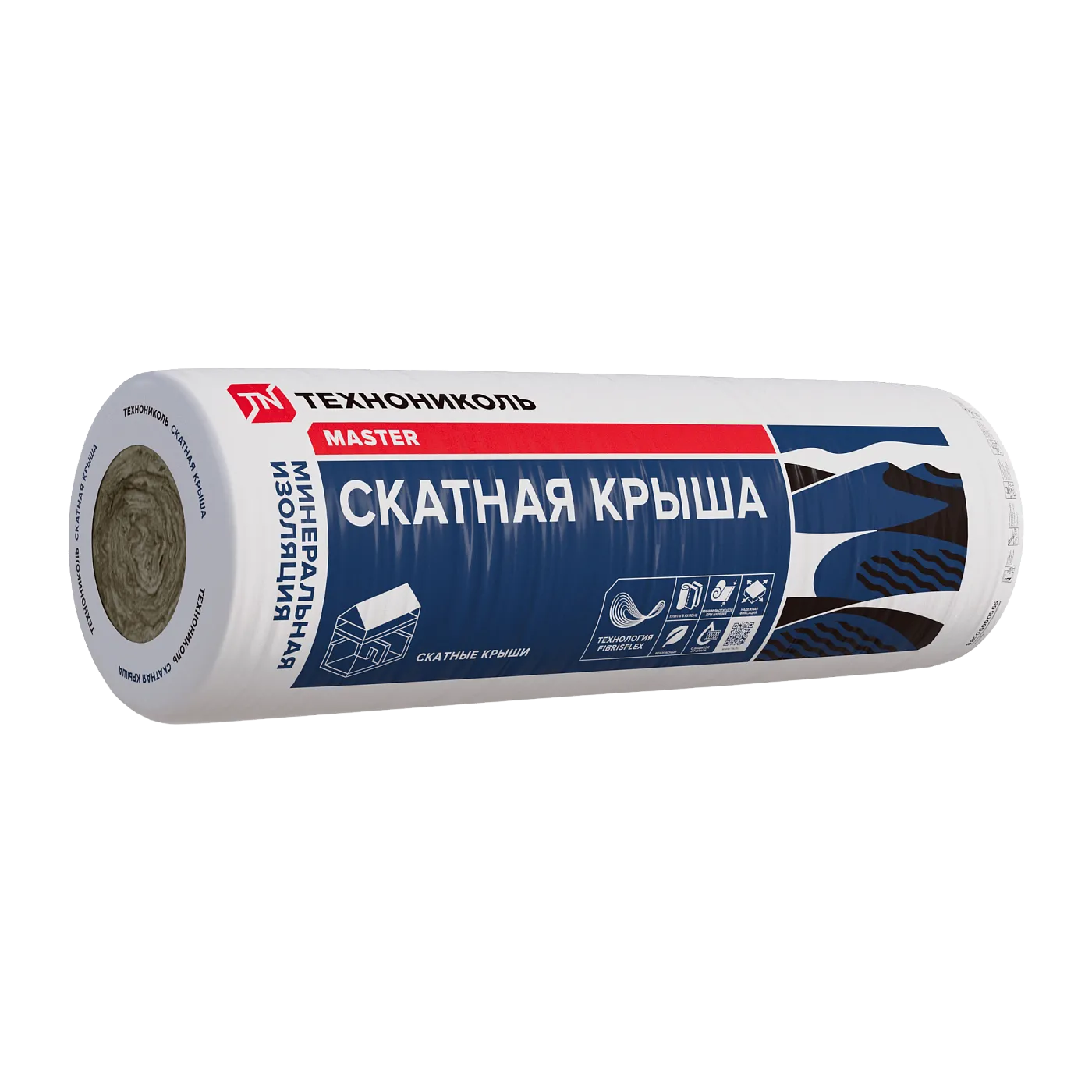Маты ТЕХНОНИКОЛЬ 35QN Скатная крыша (3900*1200*150) (0,702м3 /4,68м2) рул.