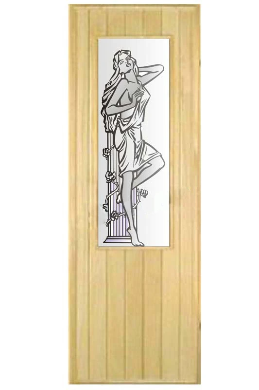 Дверь (липа) Н-24 1800мм х 700мм, коробка (хвоя)