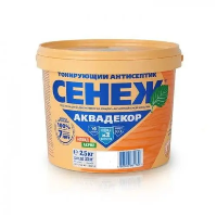 Антисептик "Х2-СЕНЕЖ АКВАДЕКОР" цвет 119 Палисандр ведро 0,9 кг.